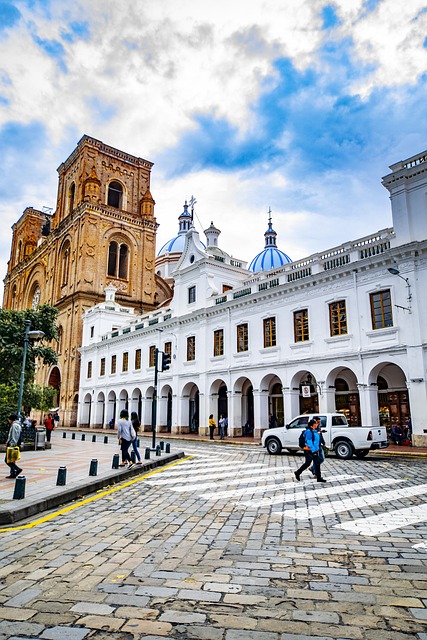 Ruta en la provincia de Azuay en Ecuador